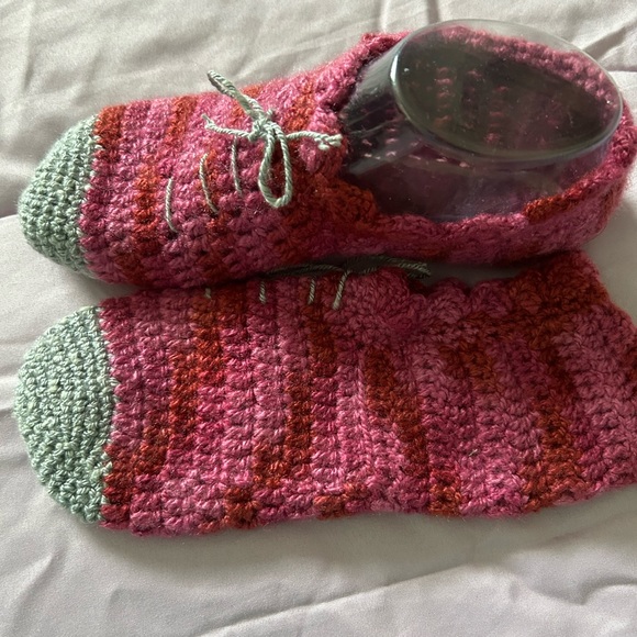 Woman handmade socks one size - Picture 2 of 3